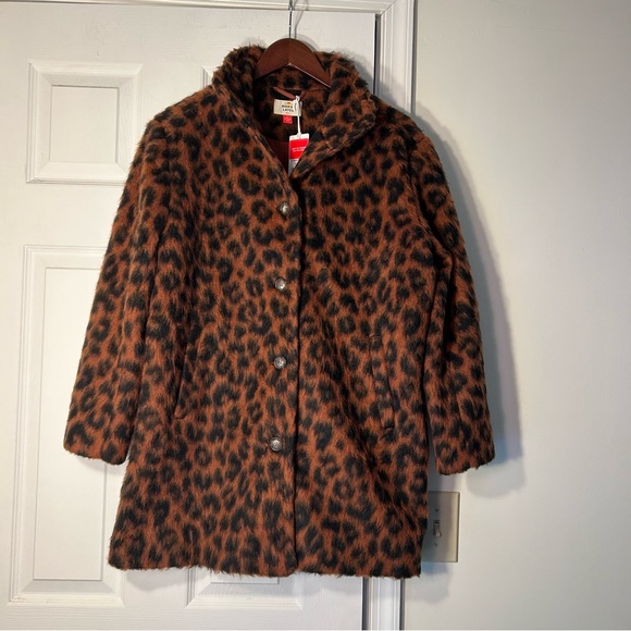 Marine Layer Animal Print Faux Fur Jacket BRAND NEW WITH TAGS - Picture 1 of 4